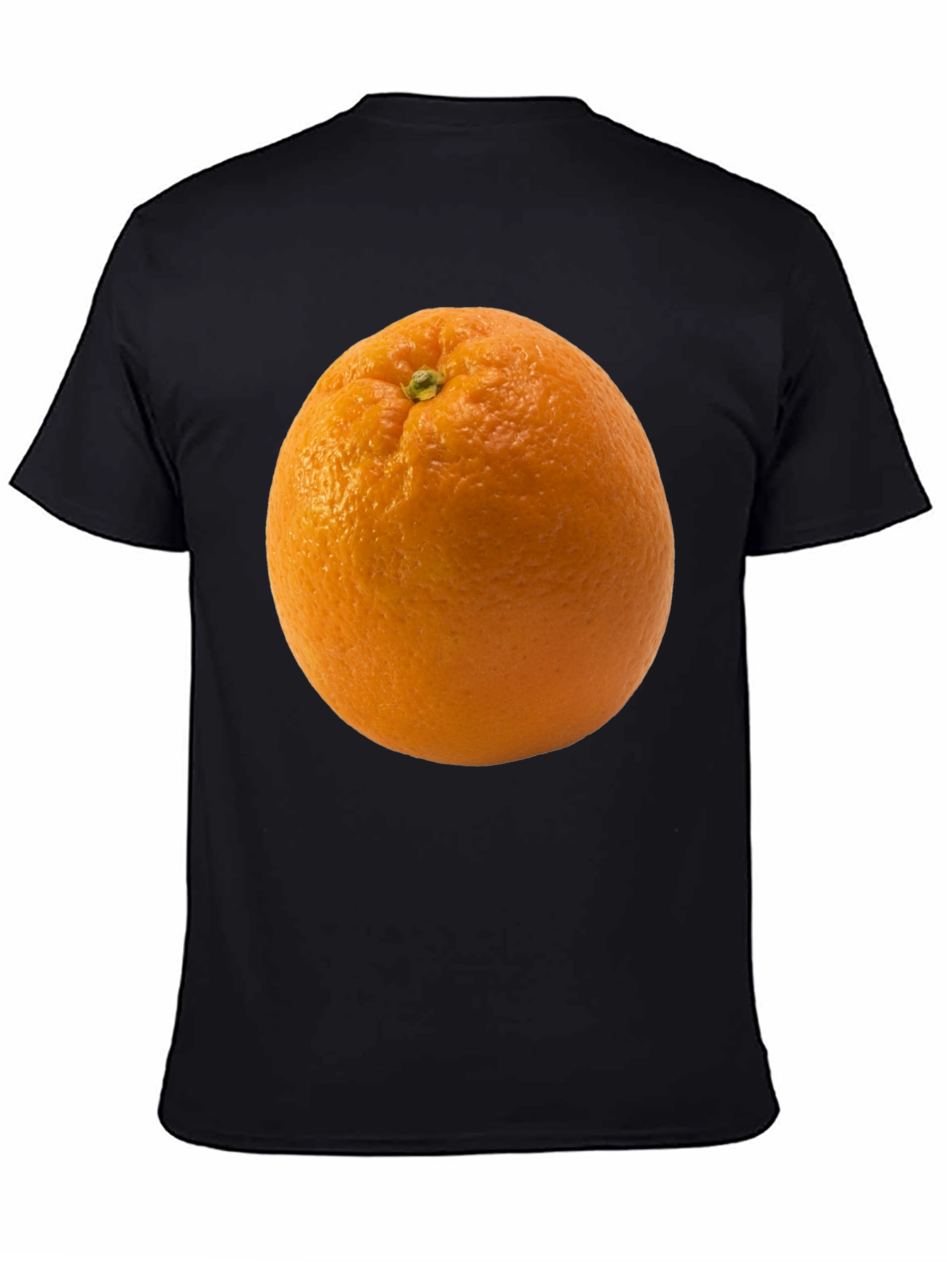 Orange Graphic Tee - Quirky Fruit T-Shirt