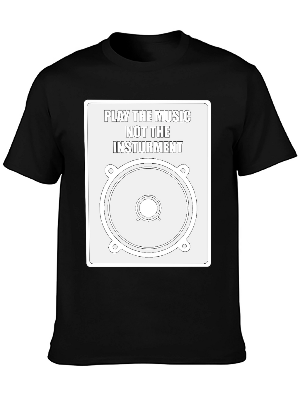 Music Speaker Graphic Tee - Play the Music