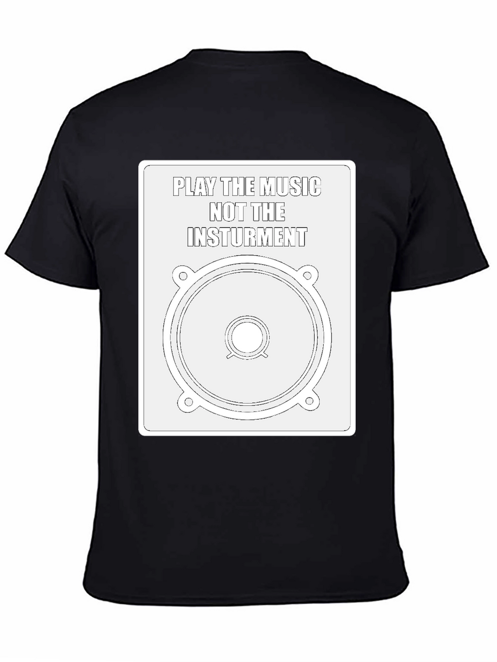 Music Speaker Graphic Tee - Play the Music