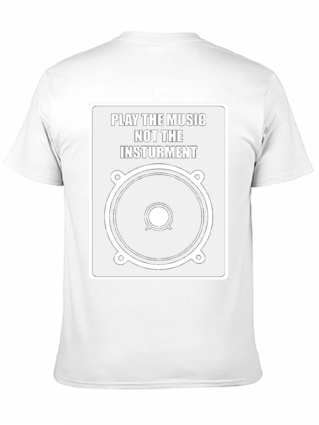 Music Speaker Graphic Tee - Play the Music