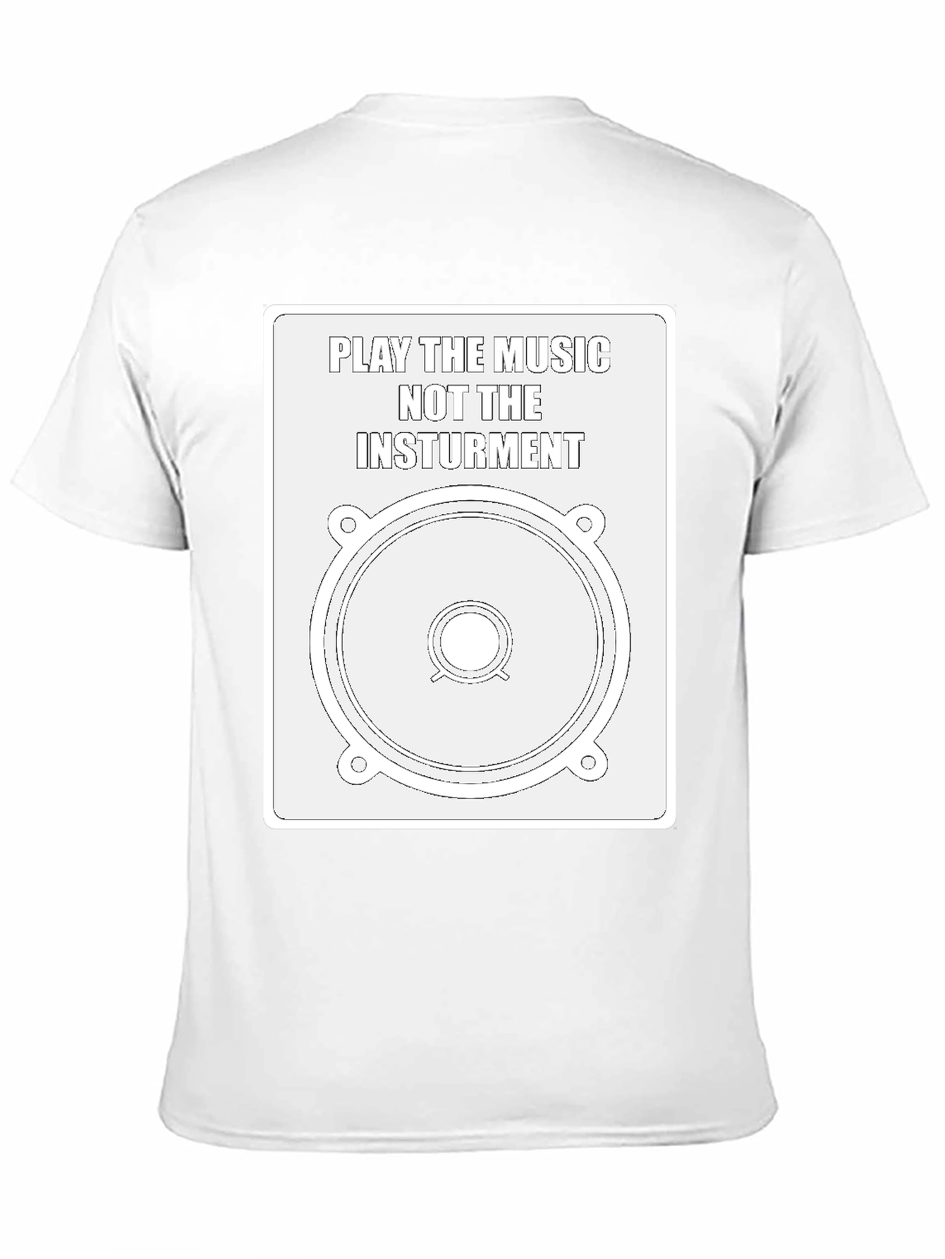 Music Speaker Graphic Tee - Play the Music