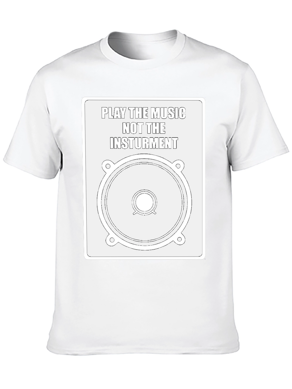 Music Speaker Graphic Tee - Play the Music