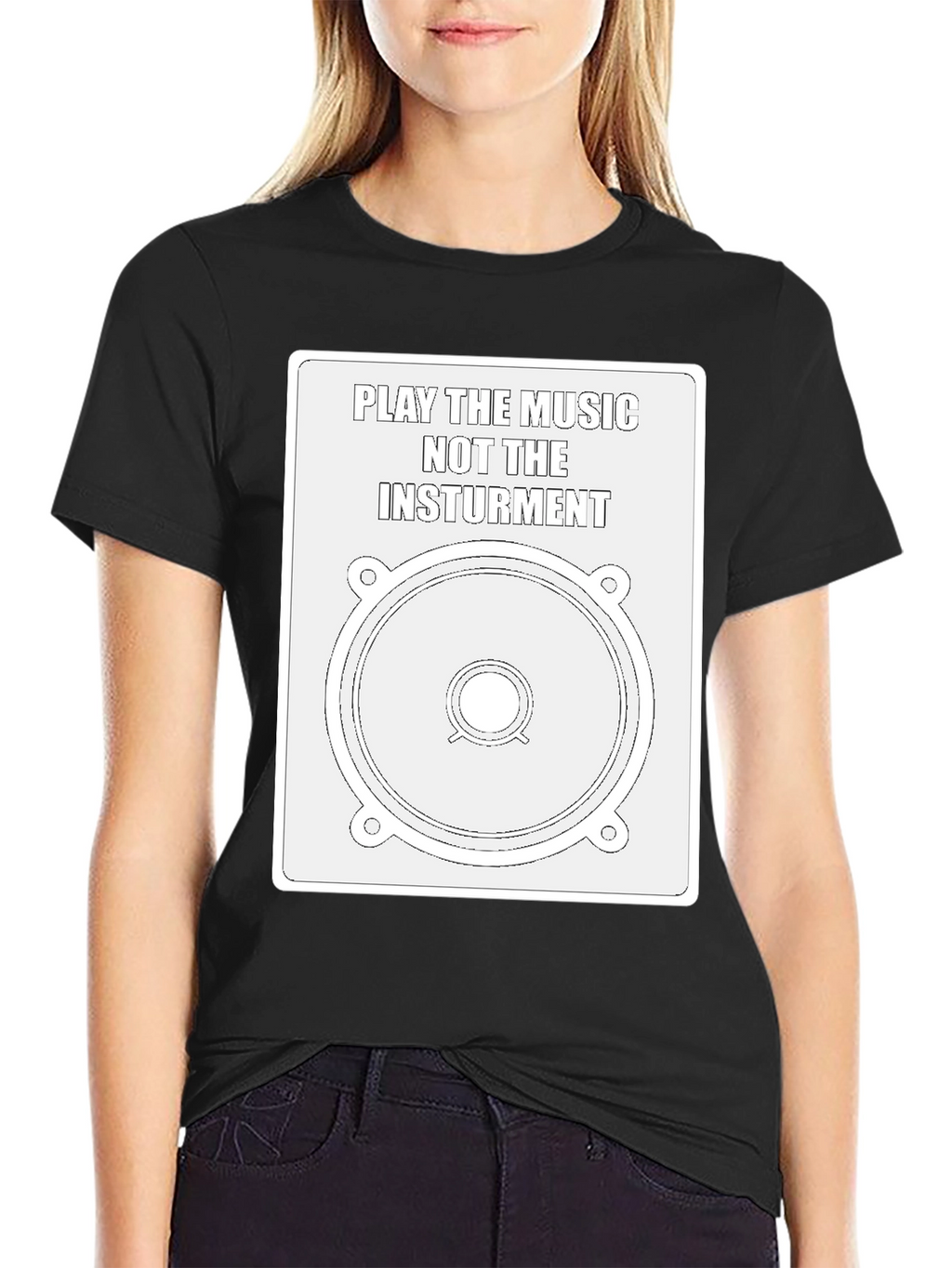 Music Speaker Graphic Tee - Play the Music