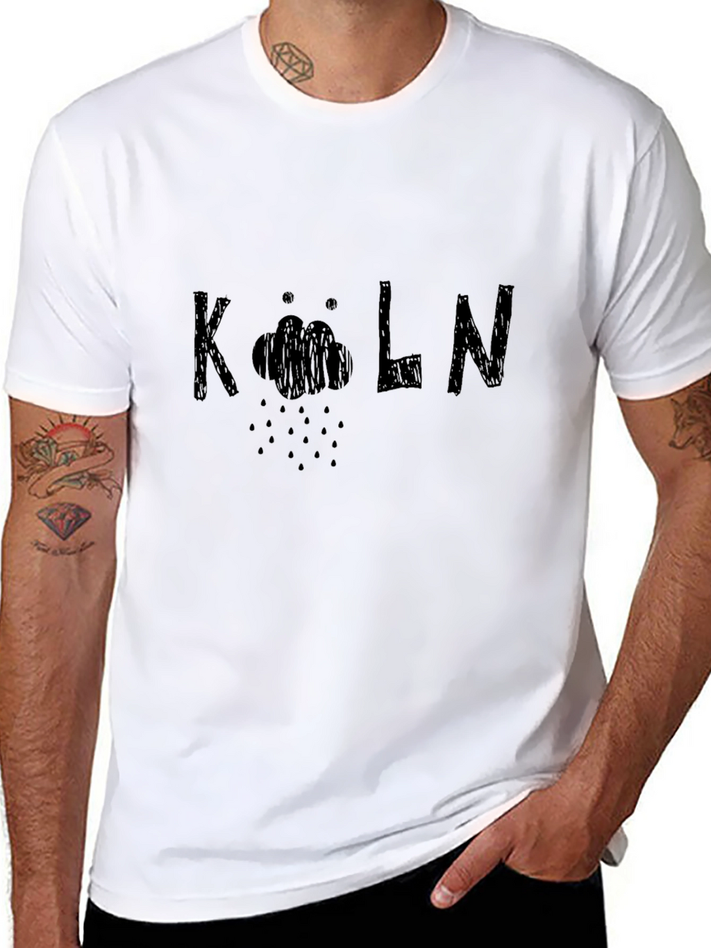 Köln Rain Cloud T-Shirt - Black