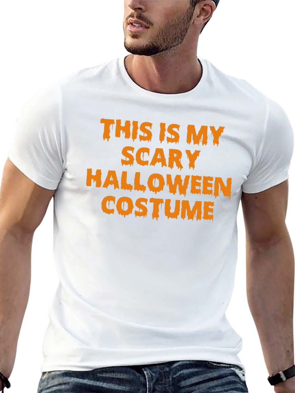 Scary Halloween Costume T-Shirt - Funny Holiday Tee