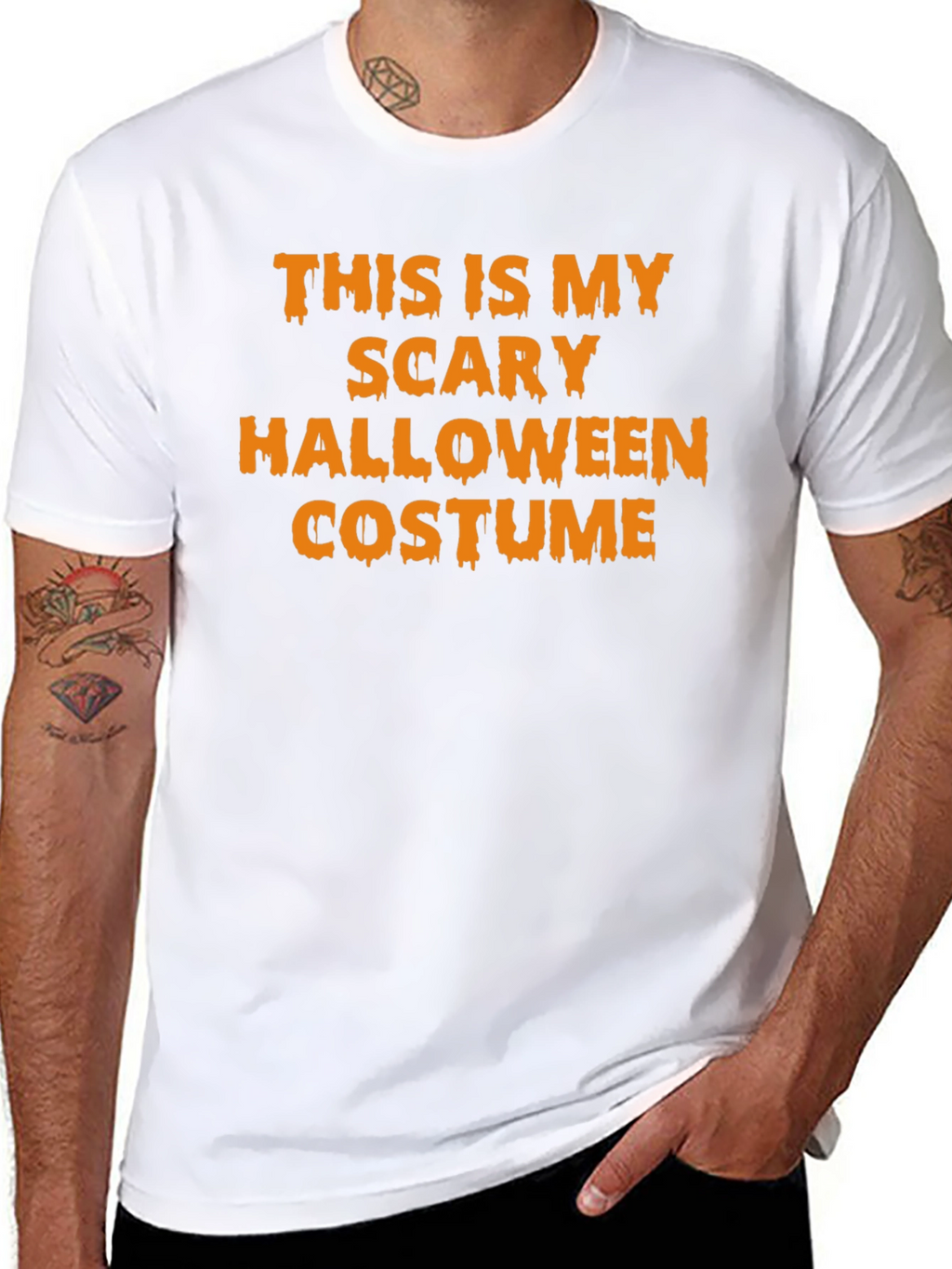 Scary Halloween Costume T-Shirt - Funny Holiday Tee