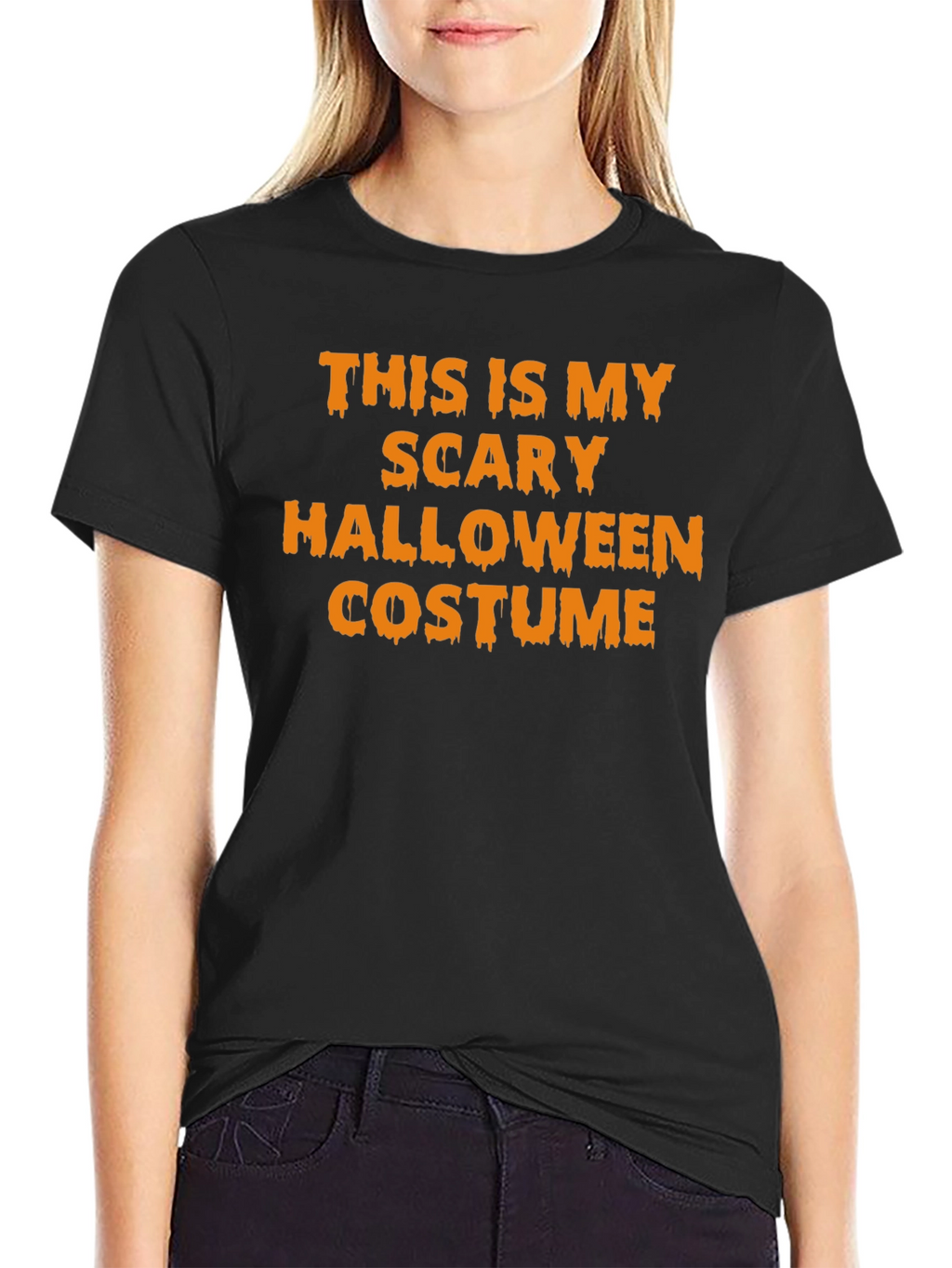 Scary Halloween Costume T-Shirt - Funny Holiday Tee