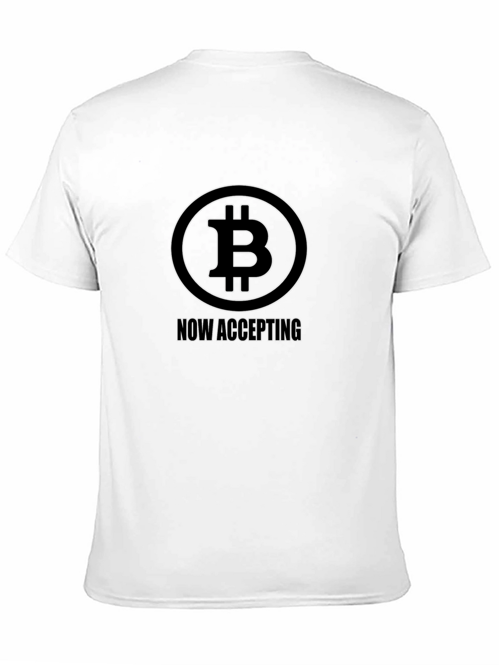 Bitcoin Accepted Here T-Shirt Crypto Fan