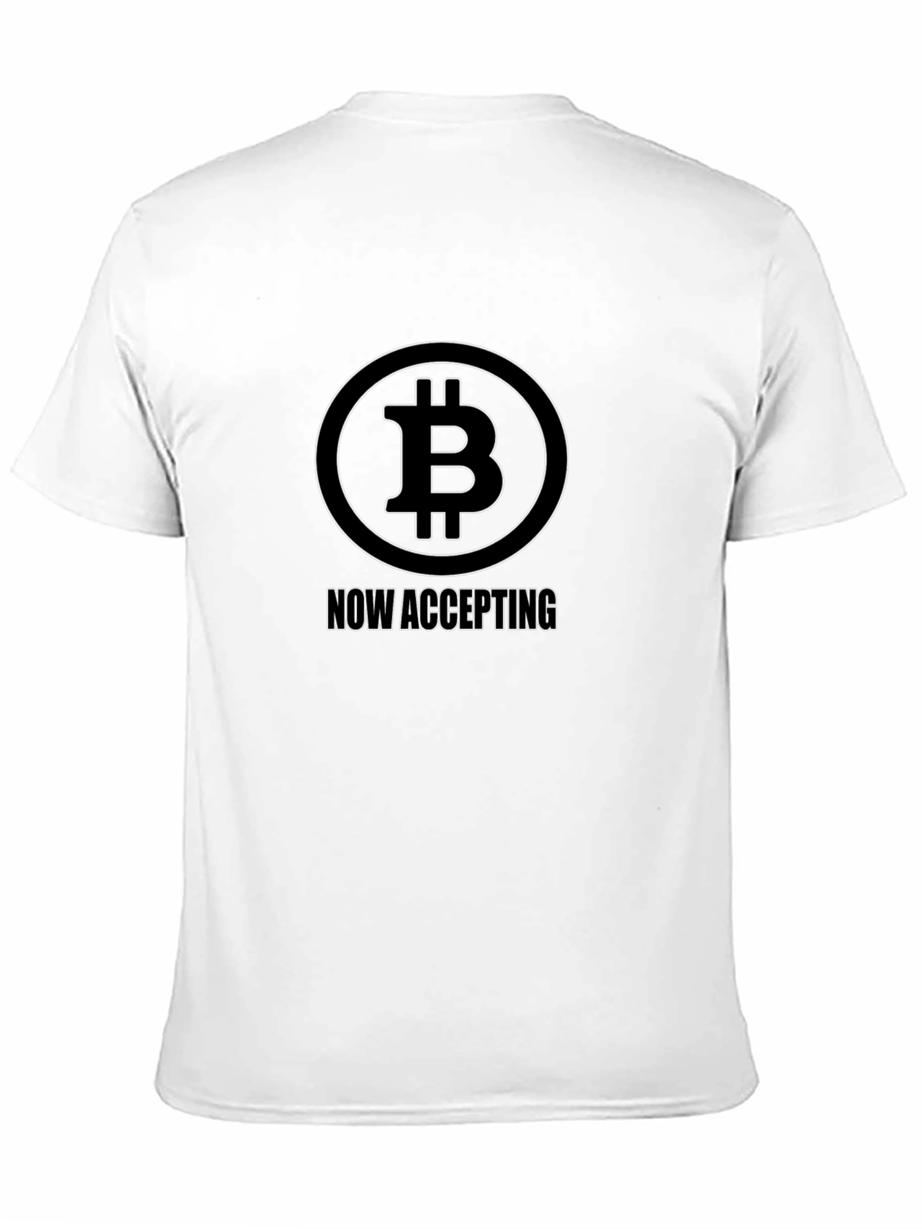 Bitcoin Accepted Here T-Shirt Crypto Fan