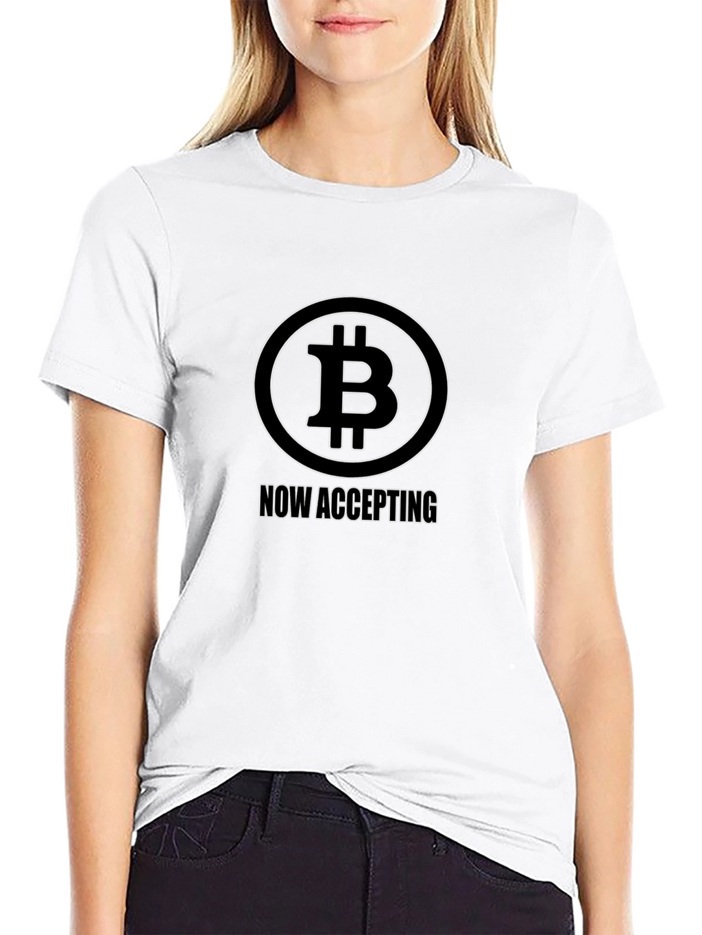 Bitcoin Accepted Here T-Shirt Crypto Fan