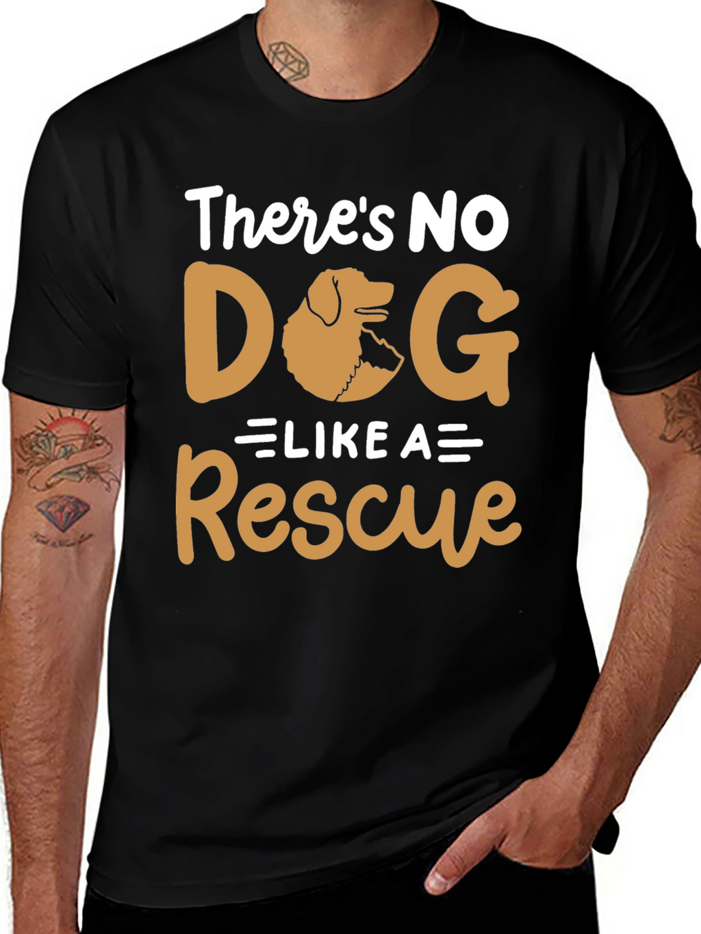 Rescue Dog T-Shirt - Unisex Graphic Tee