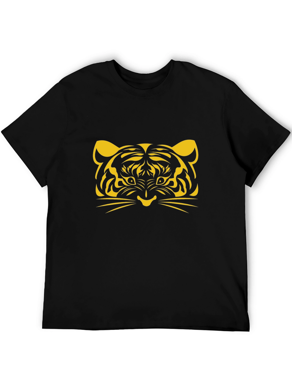 Tiger Graphic Tee - Bold Black T-Shirt