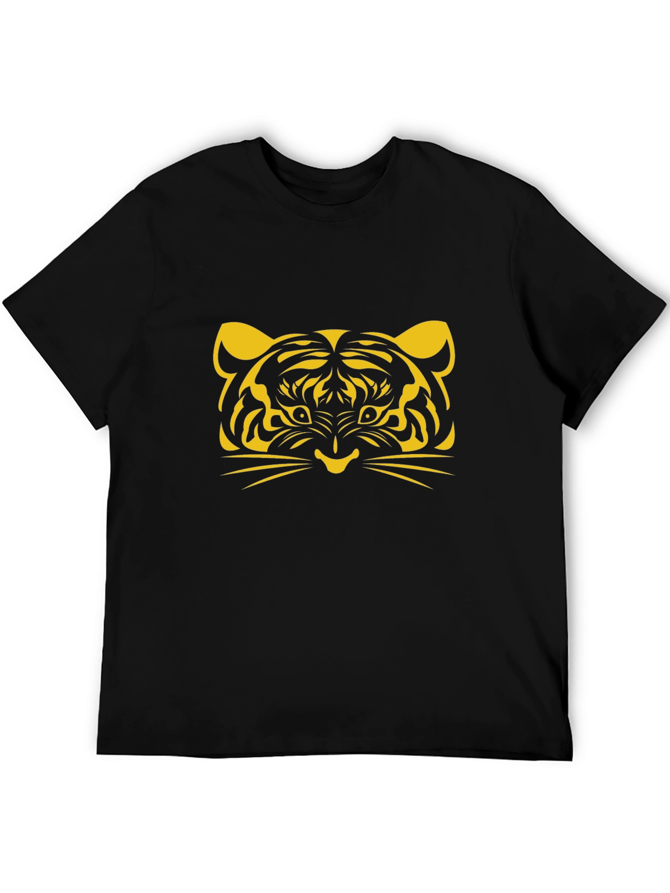 Tiger Graphic Tee - Bold Black T-Shirt