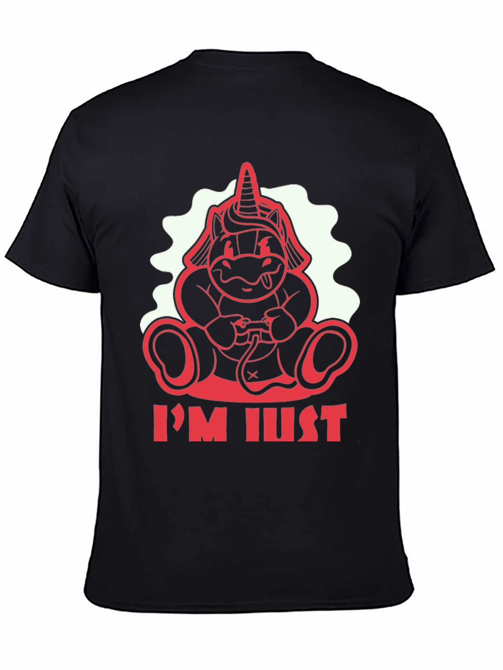 Unicorn Gamer Black T-Shirt