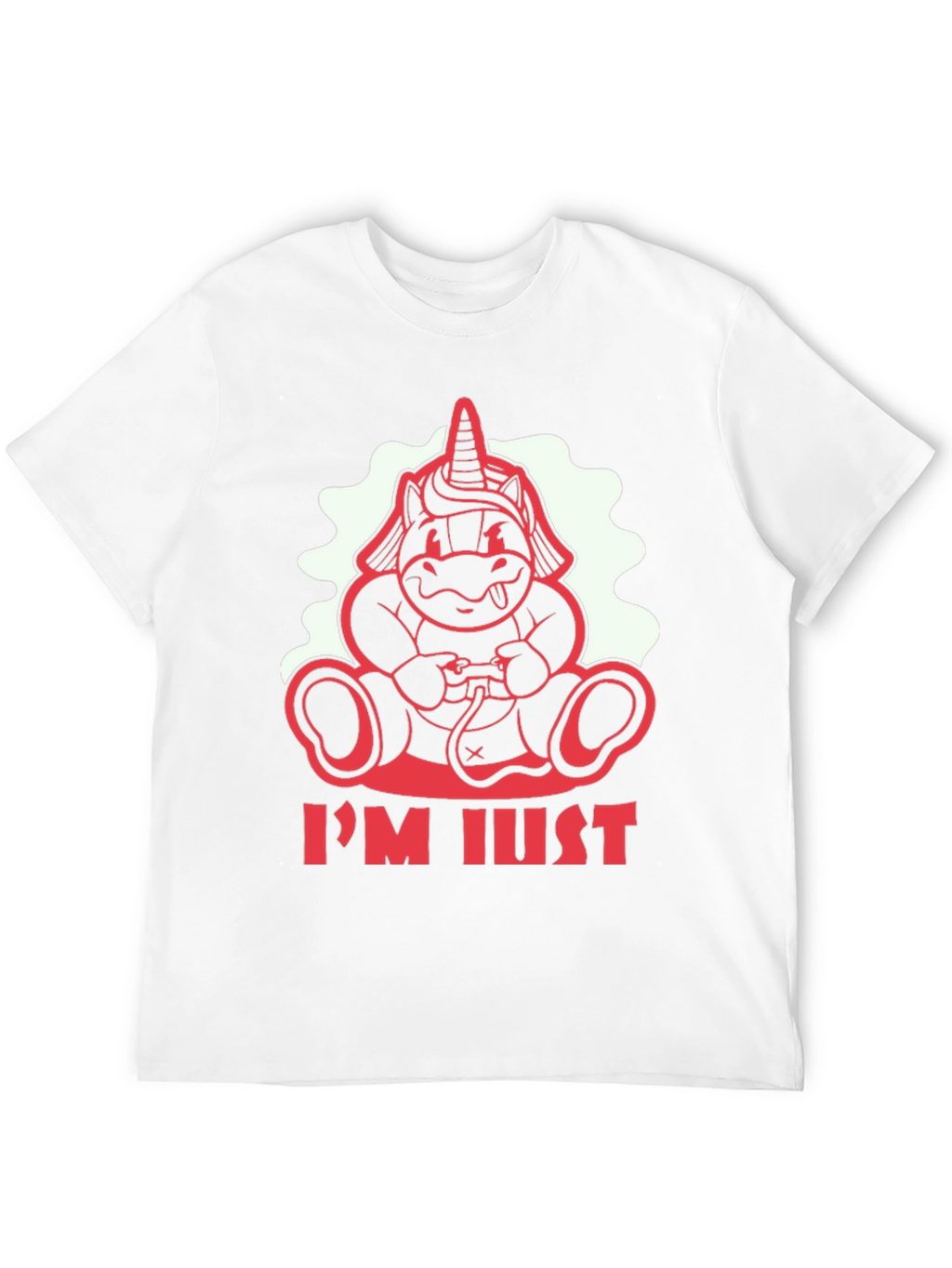 Unicorn Gamer Black T-Shirt