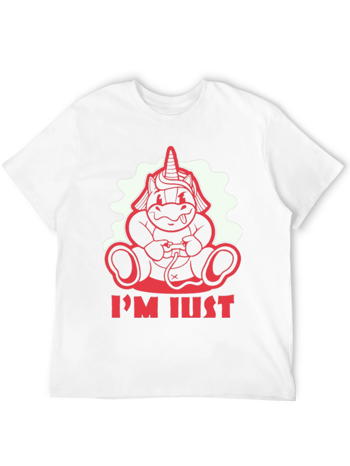 Unicorn Gamer Black T-Shirt