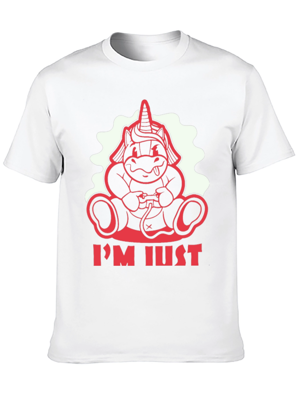 Unicorn Gamer Black T-Shirt