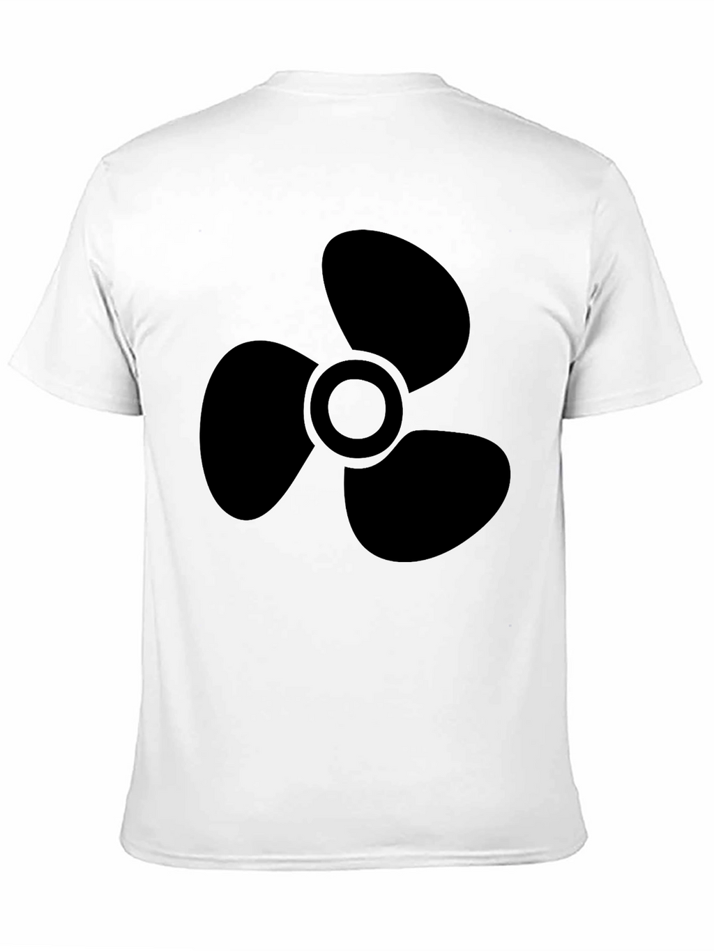 Black Propeller Graphic Tee - Mens Casual Shirt