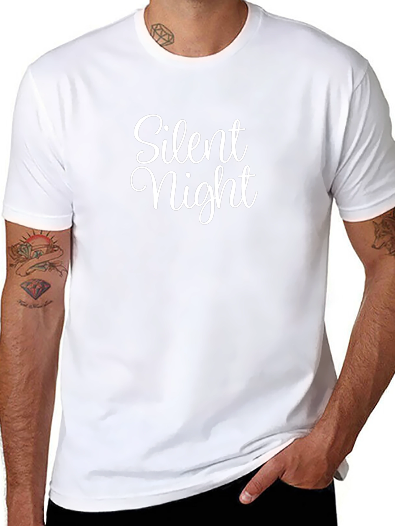Silent Night T-Shirt: Festive Holiday Apparel