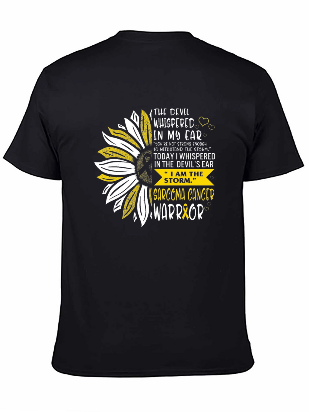 Sarcoma Cancer Warrior Sunflower T-Shirt