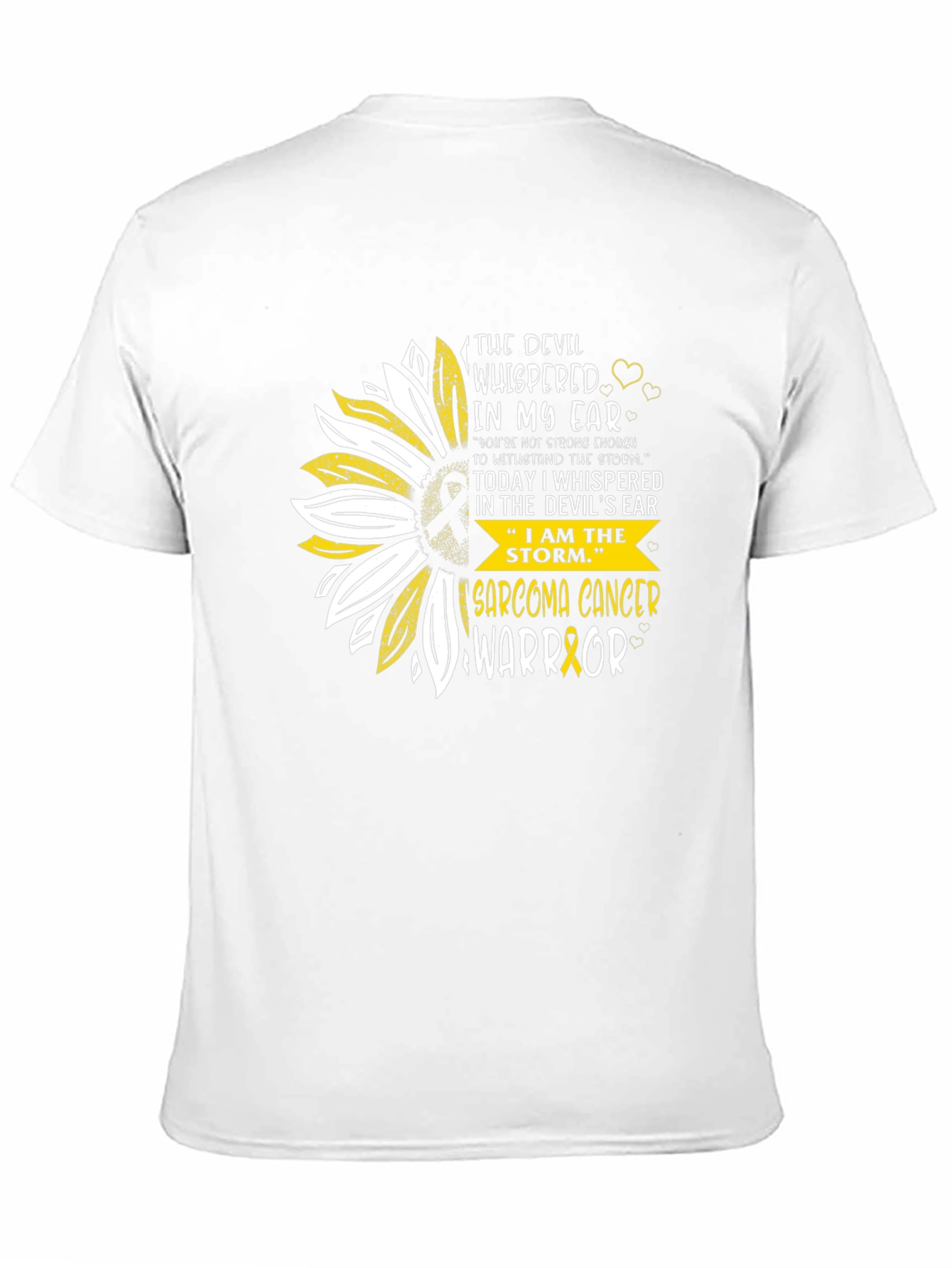 Sarcoma Cancer Warrior Sunflower T-Shirt