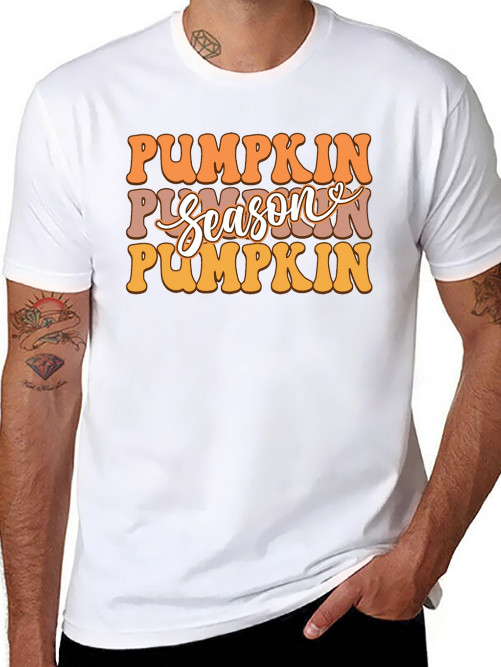 Pumpkin Season Graphic T-Shirt - Fall Fashion