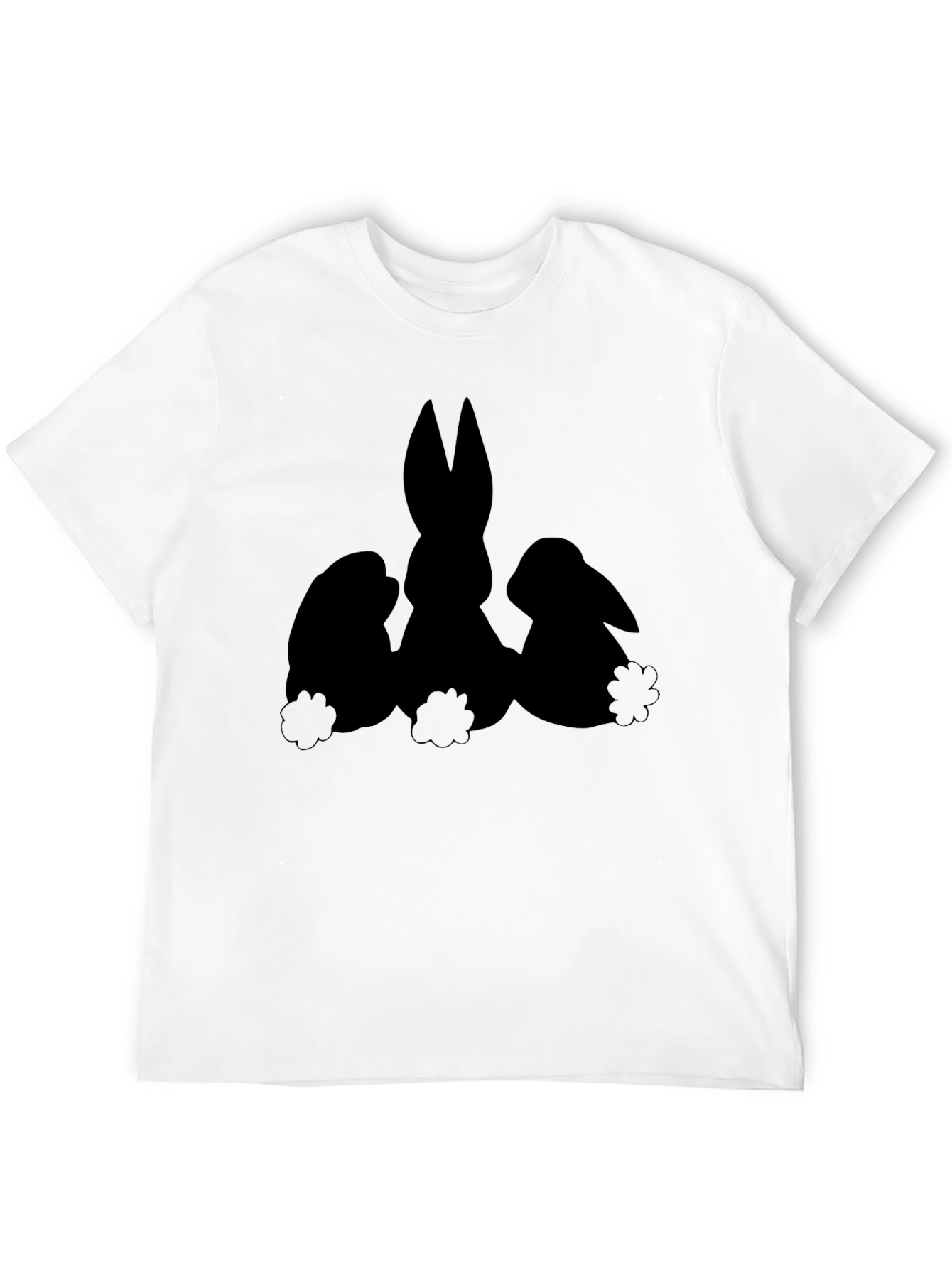 Black Easter Bunny T-Shirt