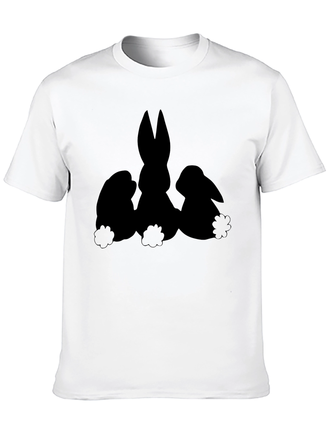 Black Easter Bunny T-Shirt