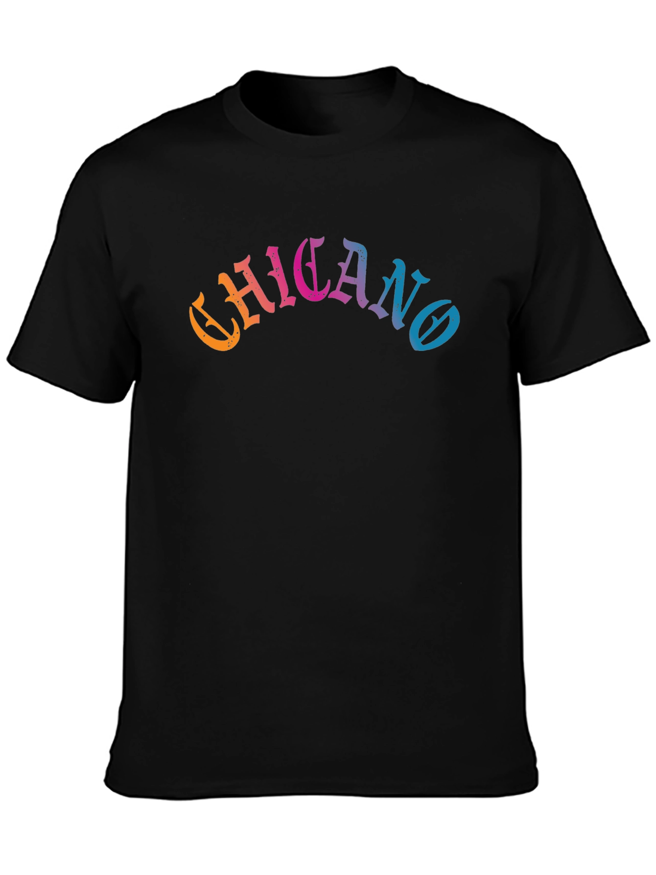 Chicano Graphic Tee - Black Cotton Blend T-Shirt
