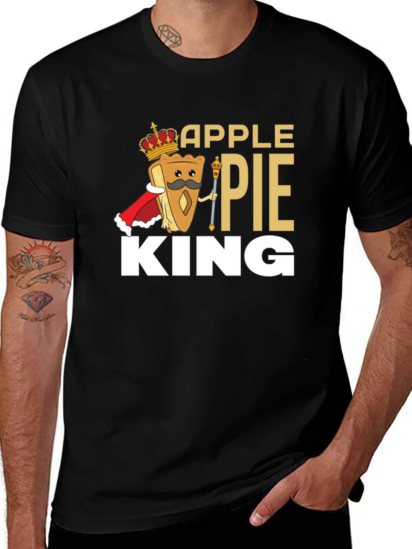Apple Pie King Graphic T-Shirt