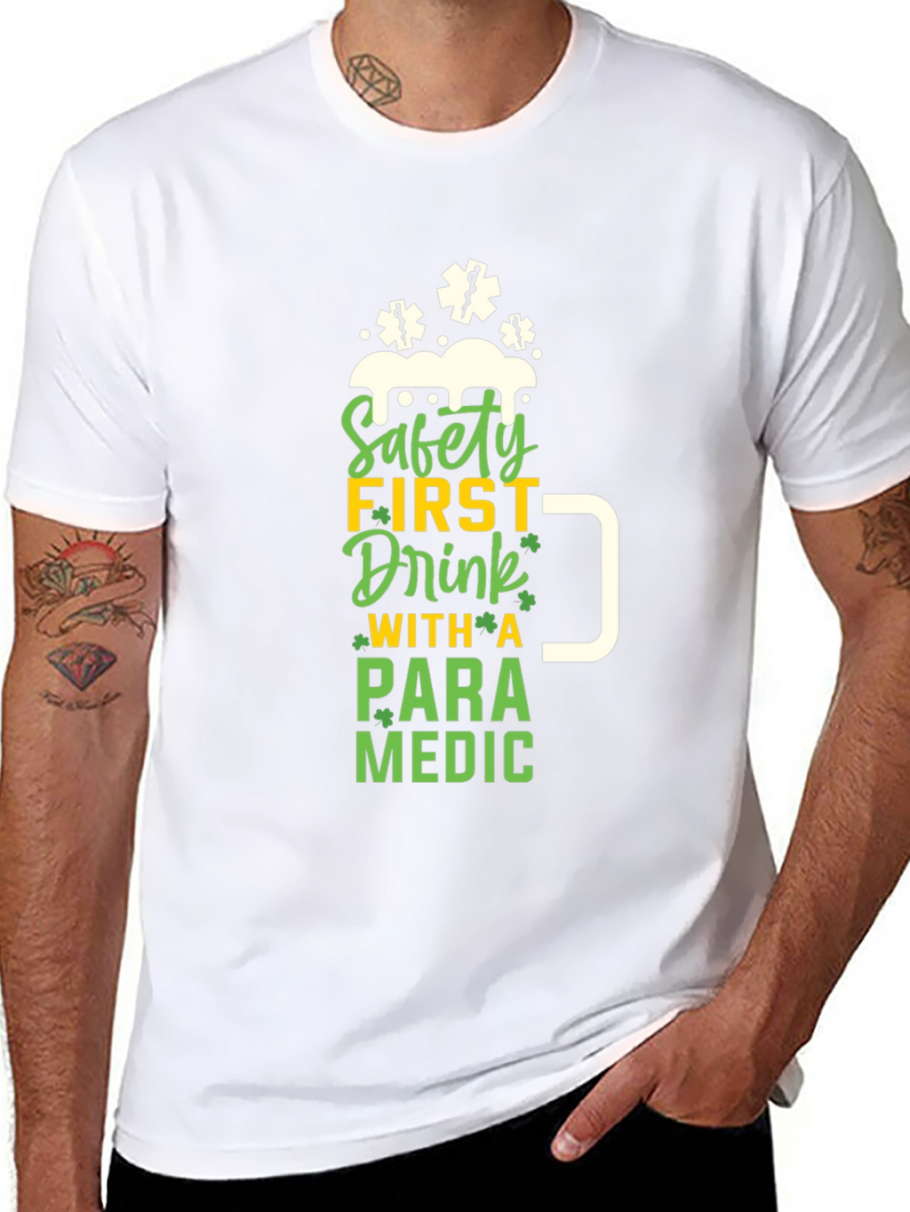 Paramedic Safety First Graphic Tee