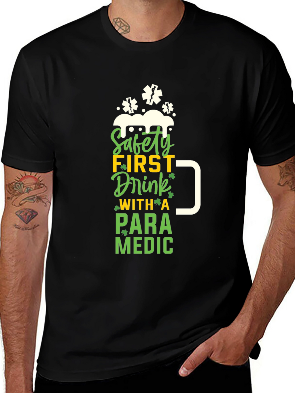 Paramedic Safety First Graphic Tee