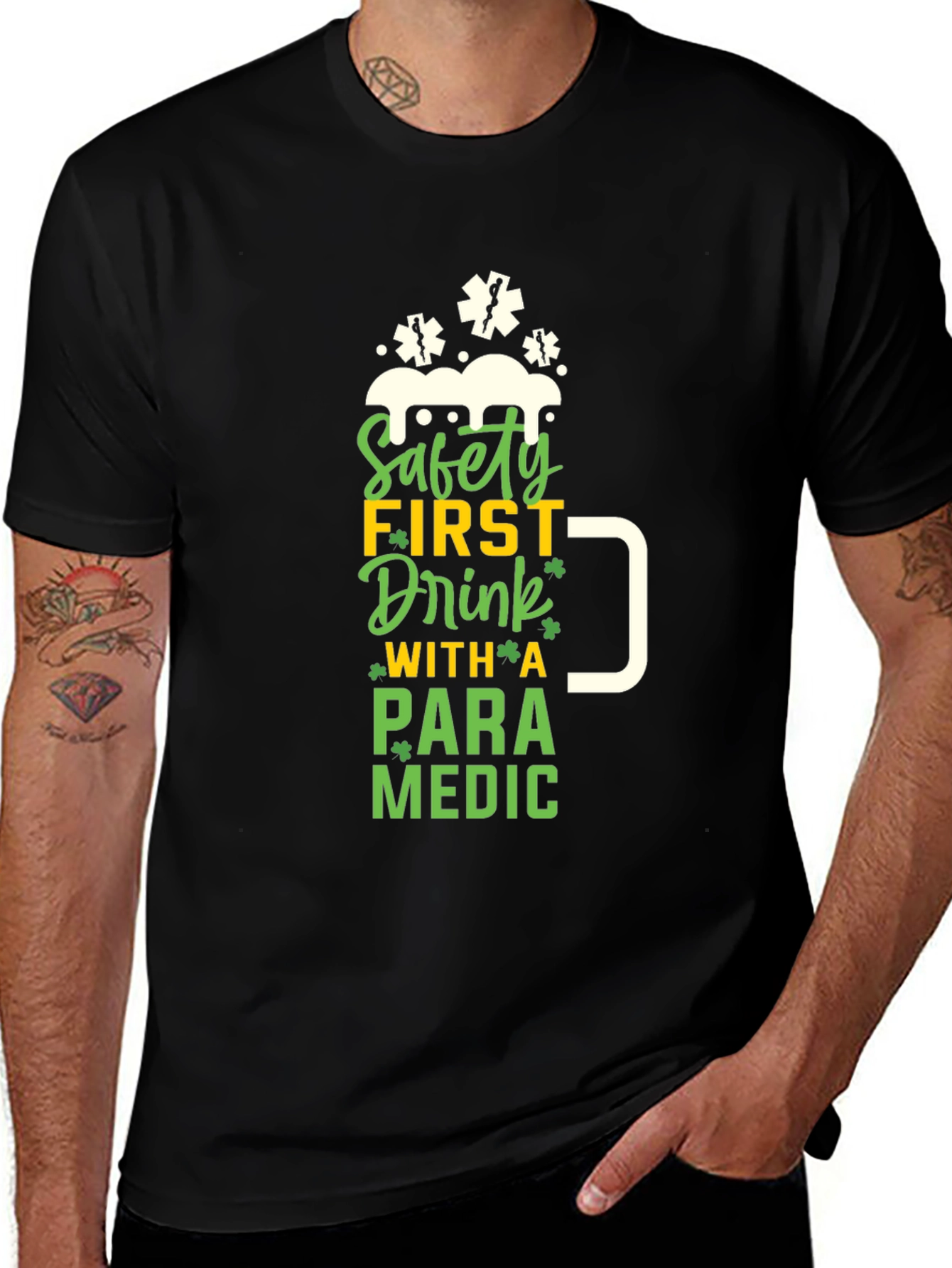 Paramedic Safety First Graphic Tee