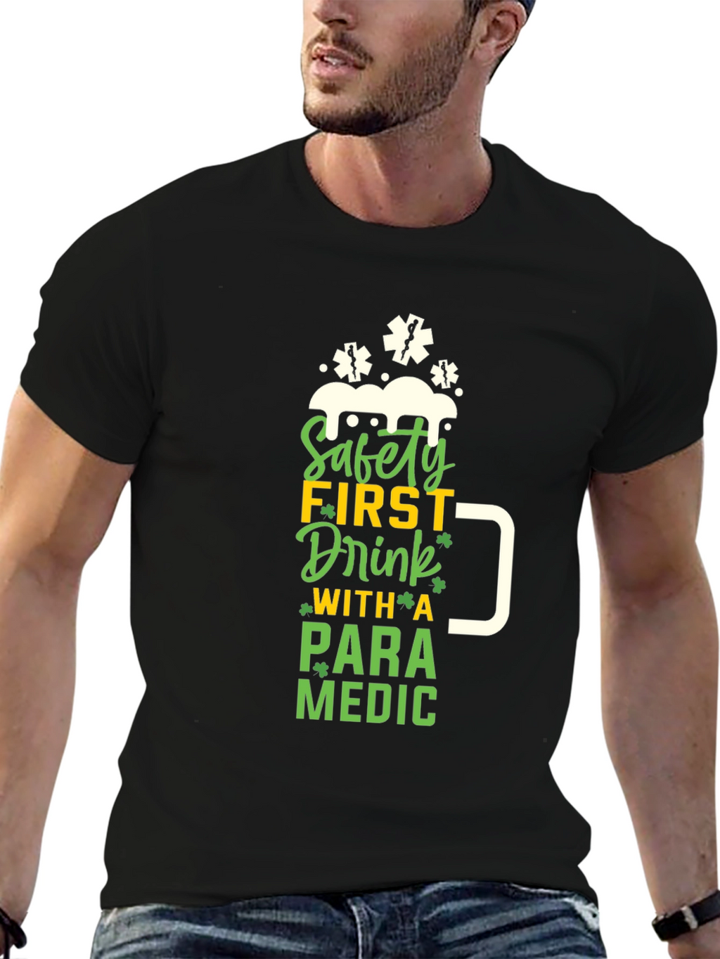 Paramedic Safety First Graphic Tee