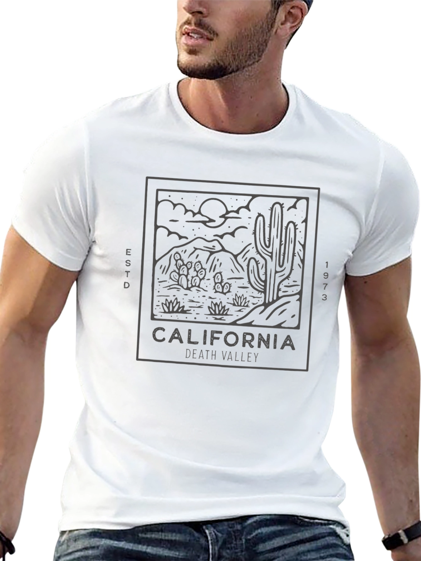 California Death Valley Graphic Tee - Black
