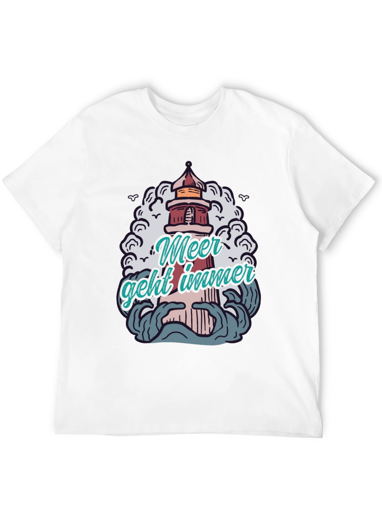 Meer Geht Immer Lighthouse Graphic Tee