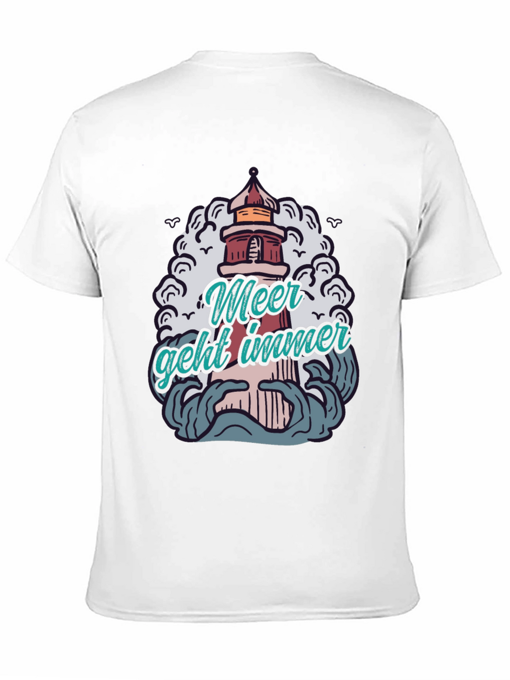 Meer Geht Immer Lighthouse Graphic Tee