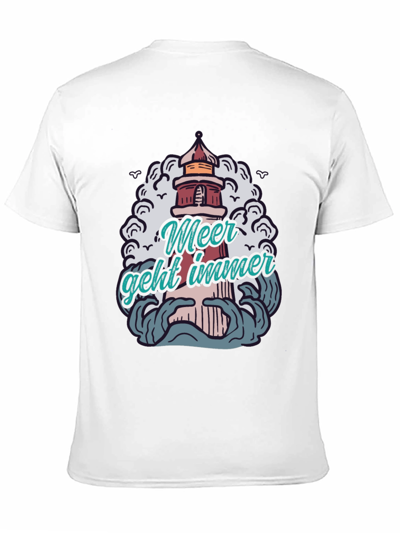Meer Geht Immer Lighthouse Graphic Tee