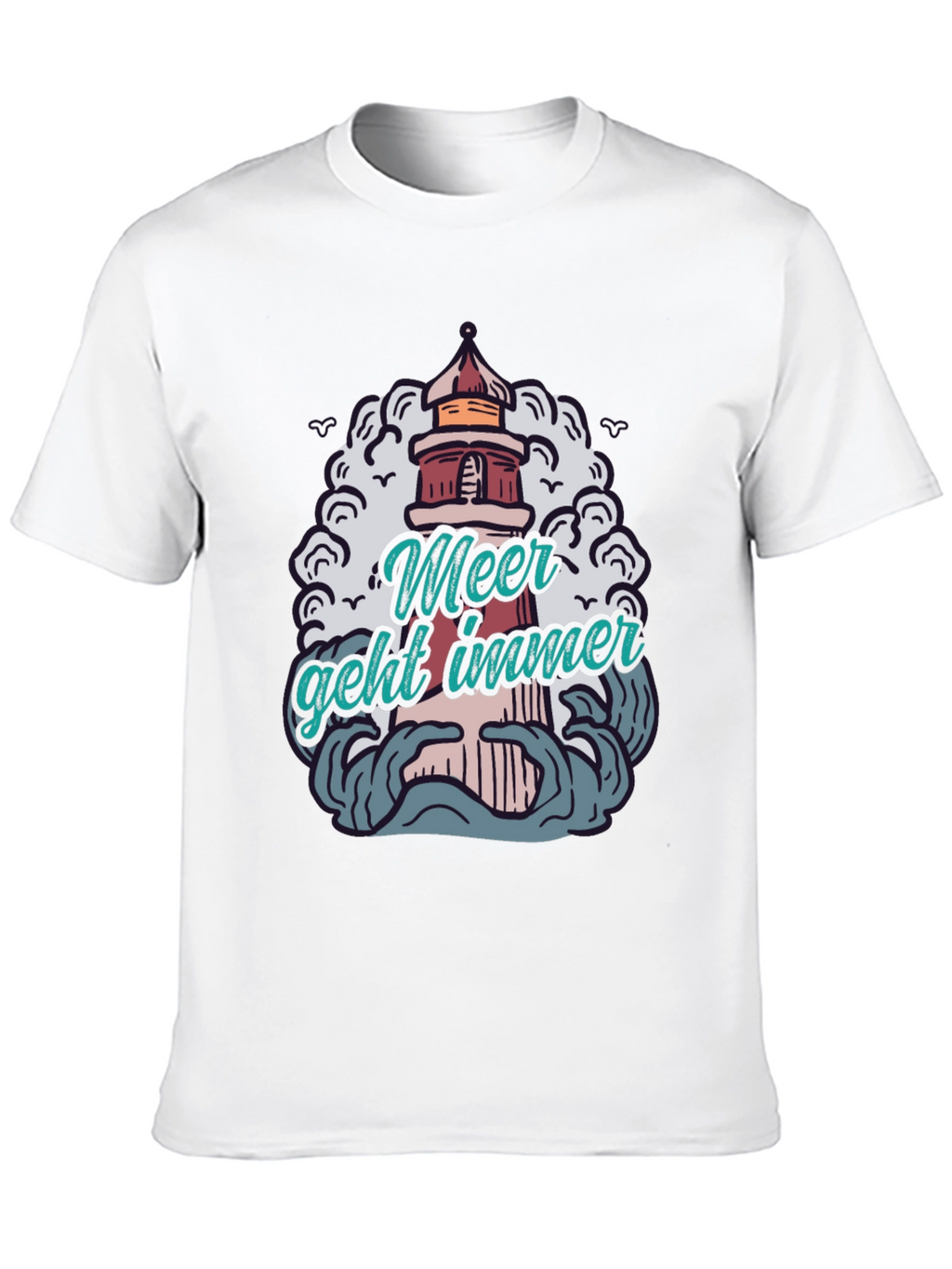 Meer Geht Immer Lighthouse Graphic Tee