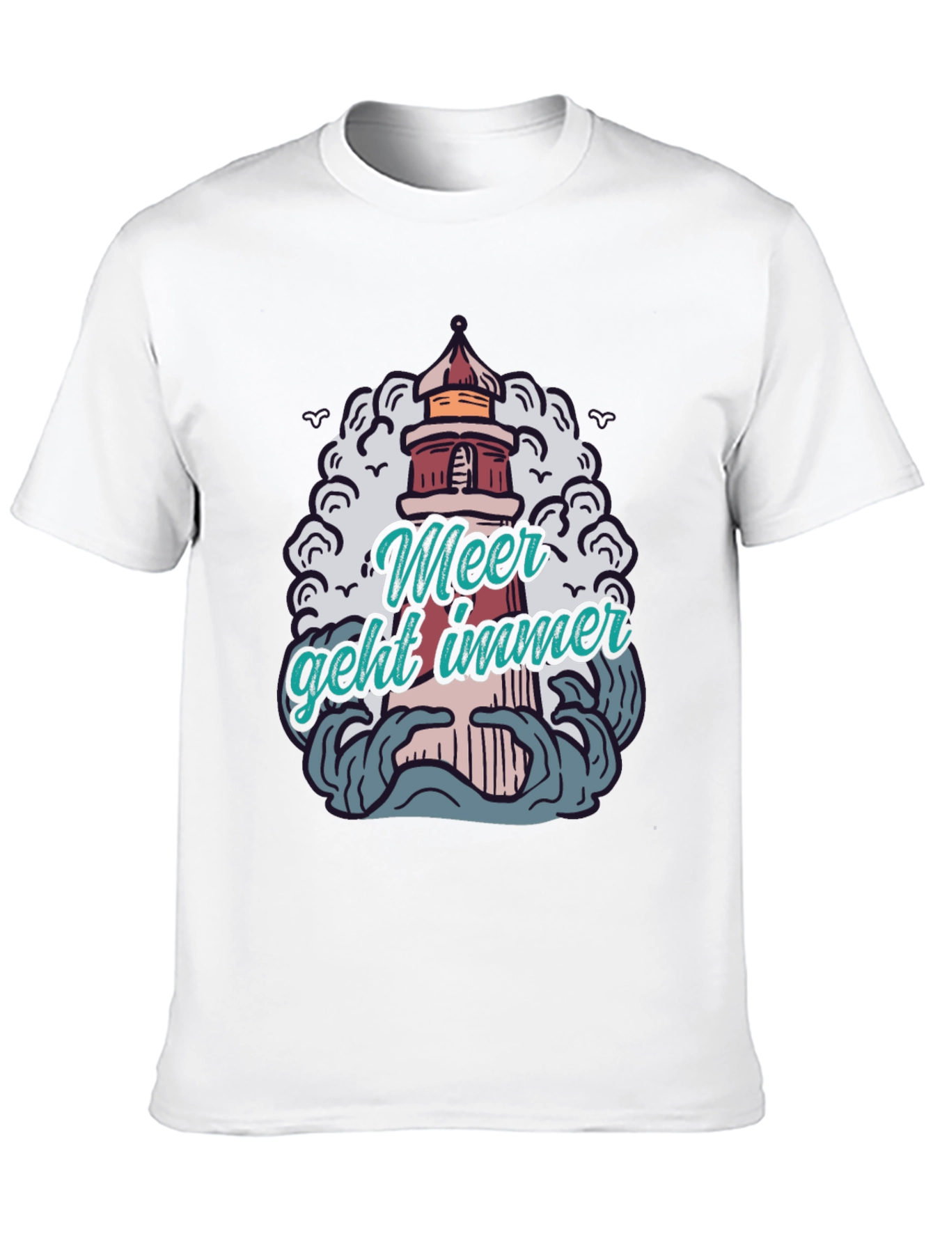 Meer Geht Immer Lighthouse Graphic Tee