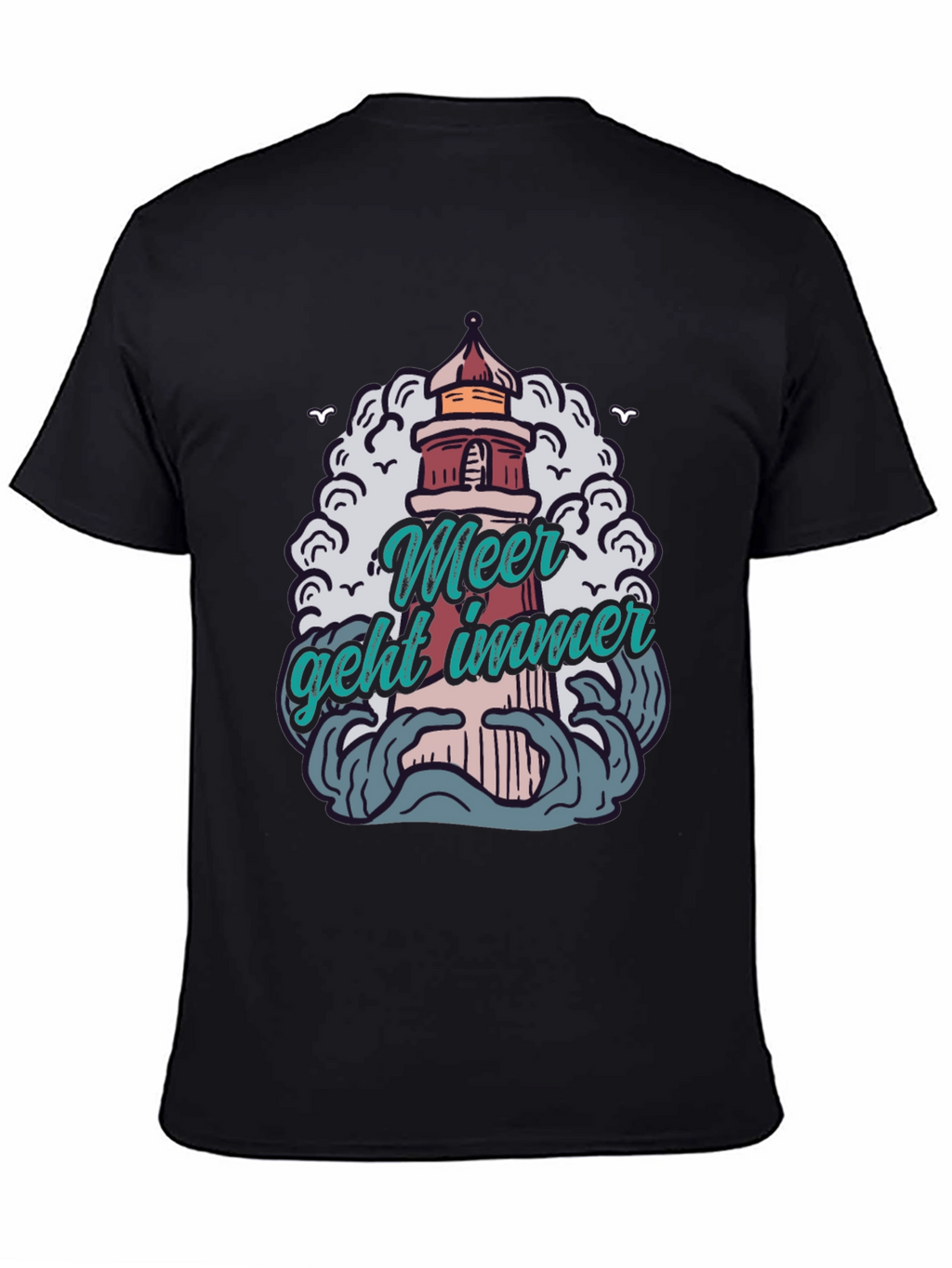 Meer Geht Immer Lighthouse Graphic Tee