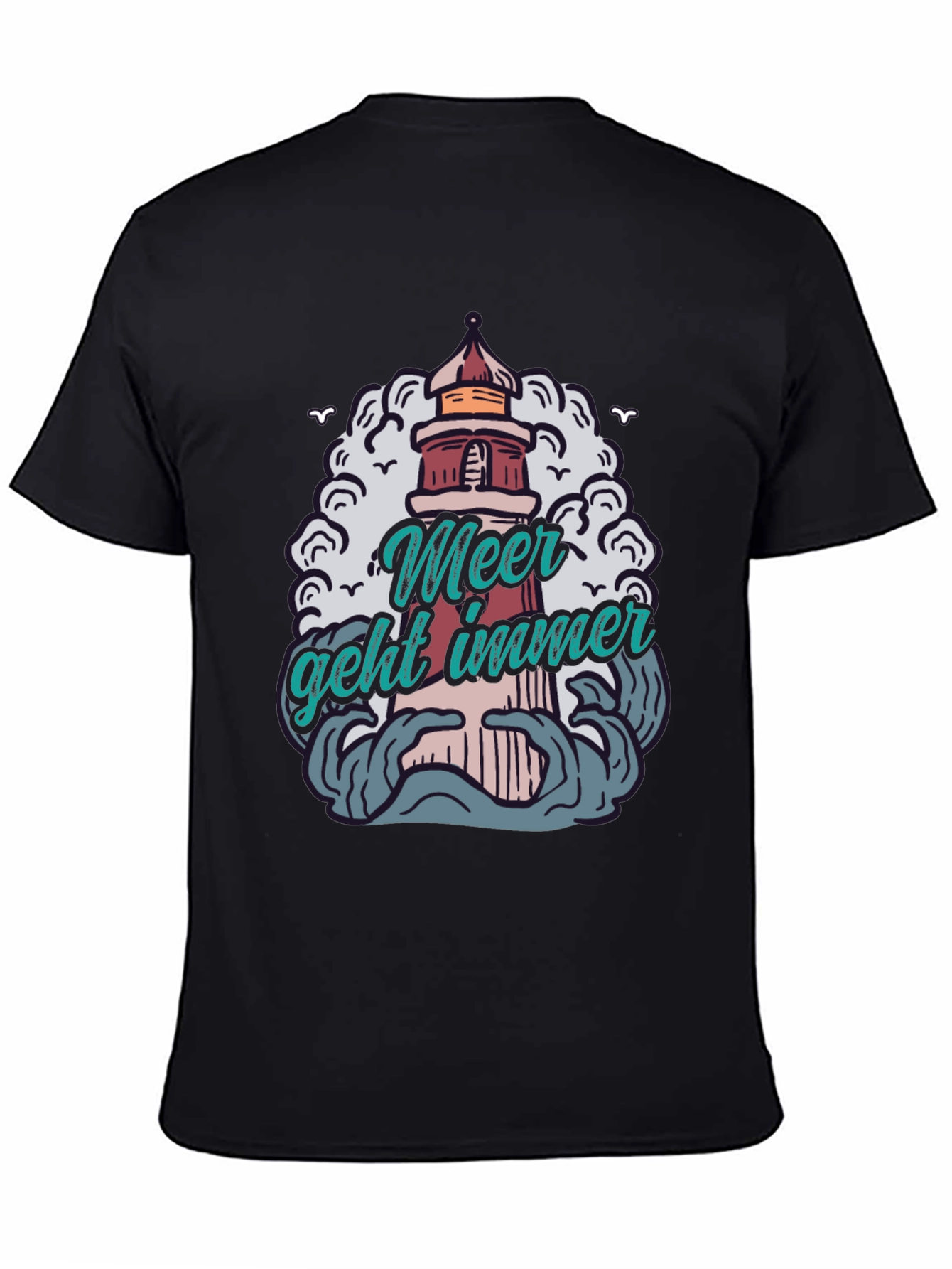 Meer Geht Immer Lighthouse Graphic Tee