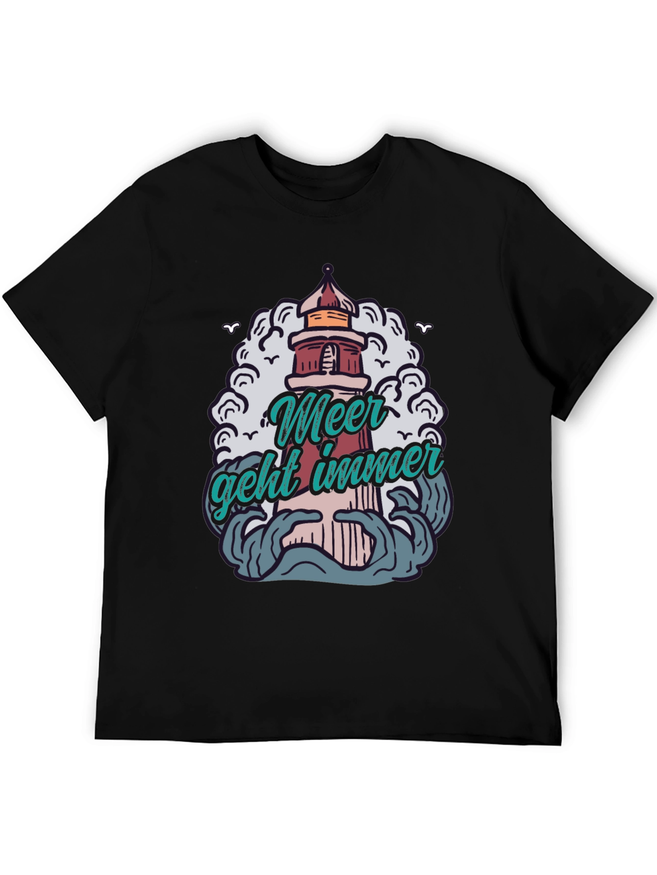 Meer Geht Immer Lighthouse Graphic Tee