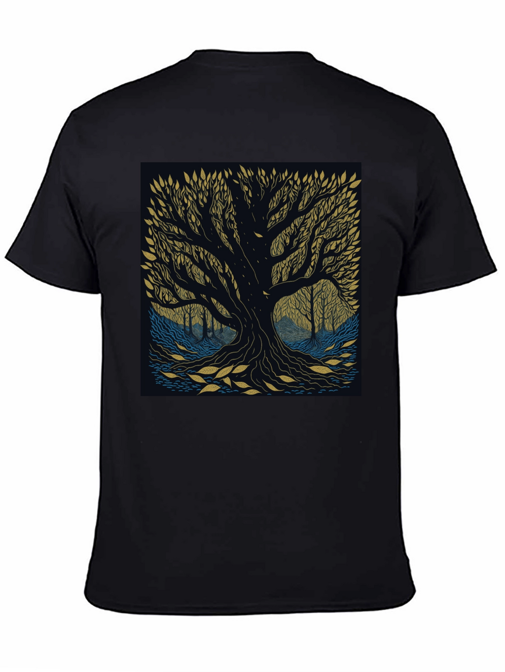 Mystic Tree Graphic Tee - Nature Inspired Design