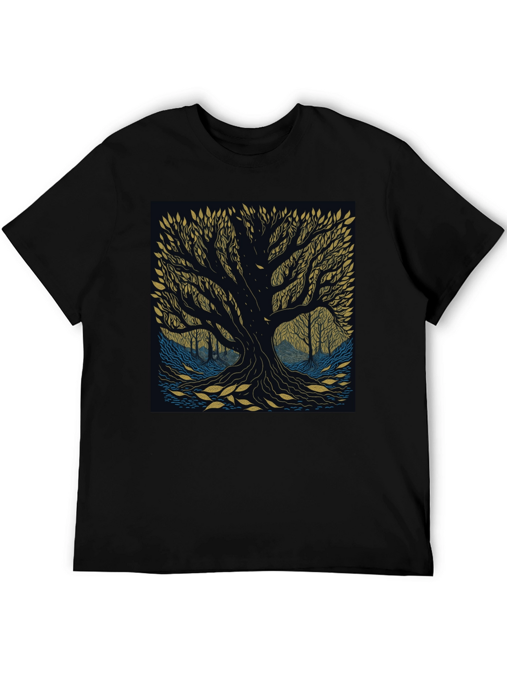 Mystic Tree Graphic Tee - Nature Inspired Design