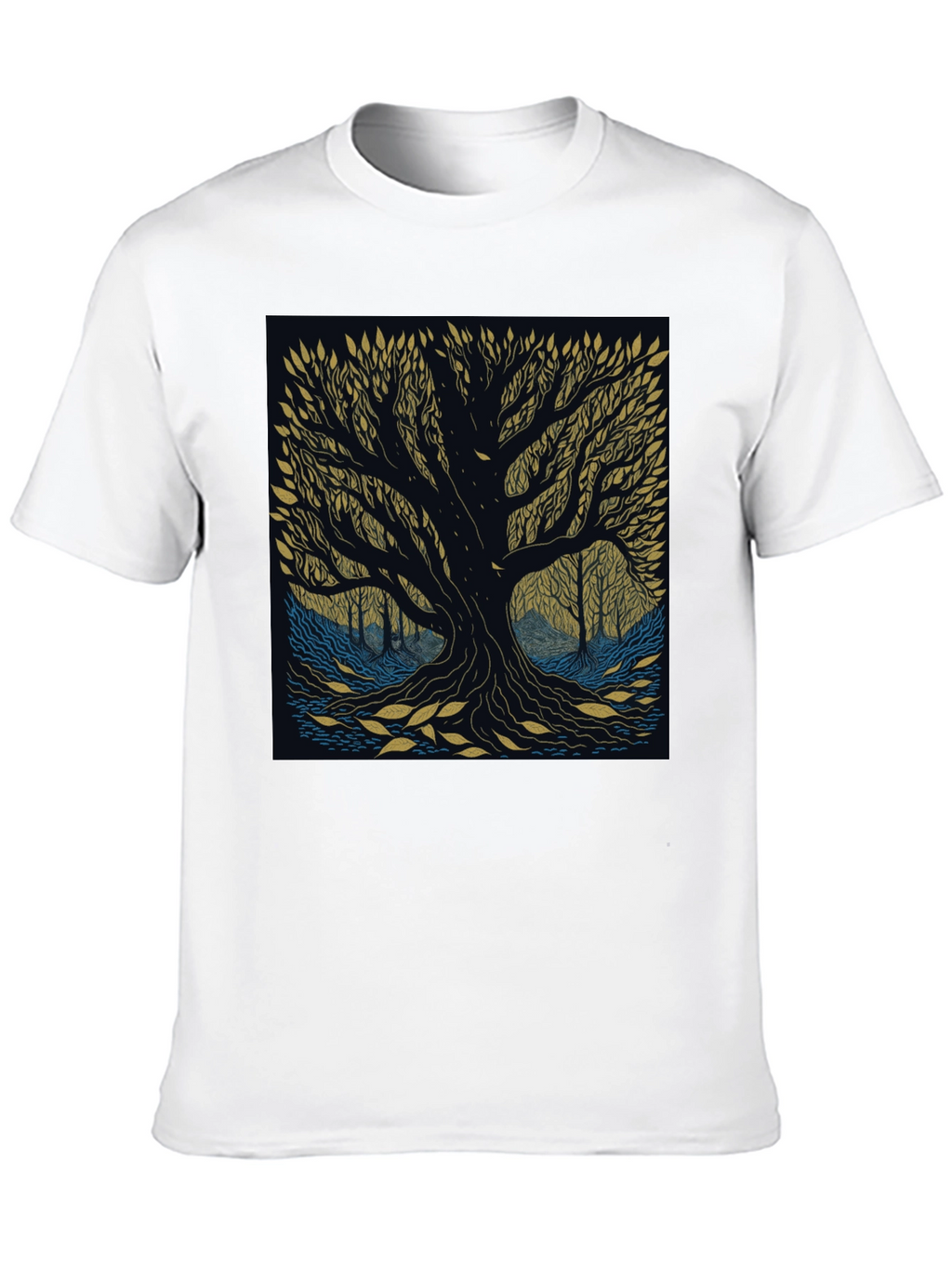 Mystic Tree Graphic Tee - Nature Inspired Design