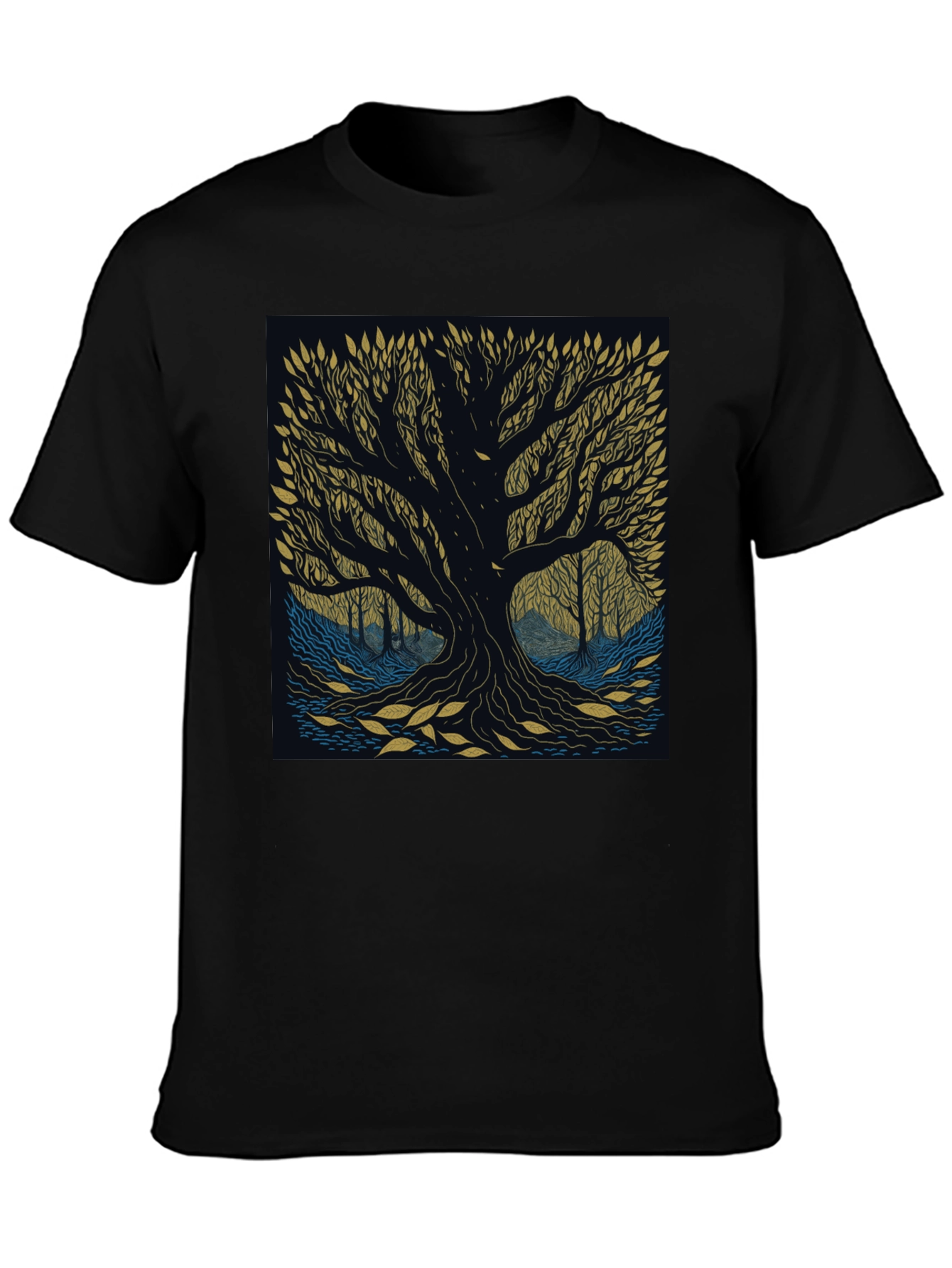 Mystic Tree Graphic Tee - Nature Inspired Design