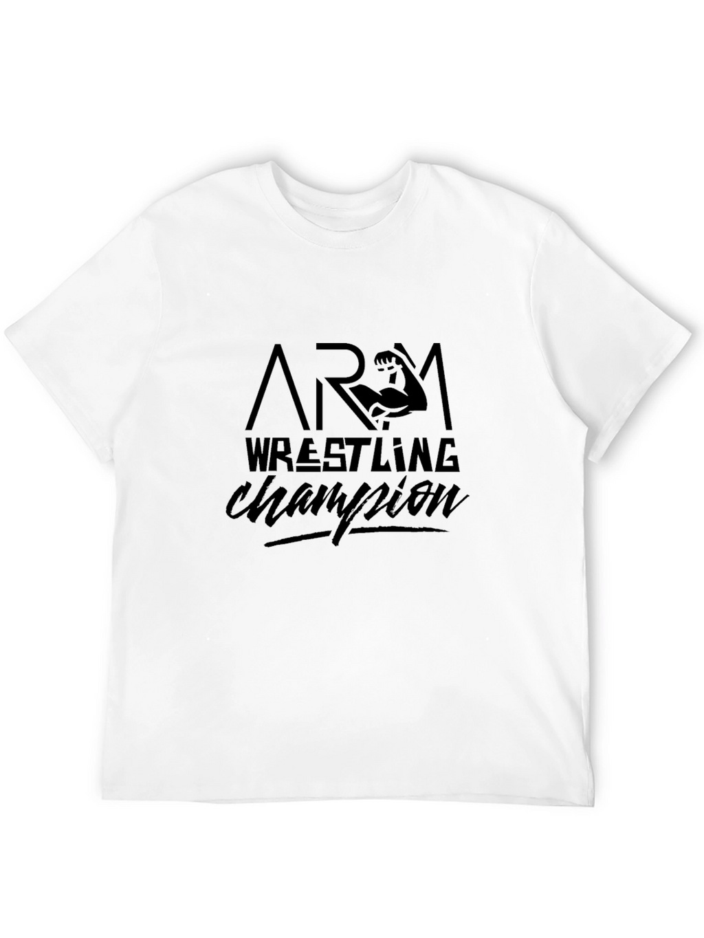 Arm Wrestling Champion Black T-Shirt