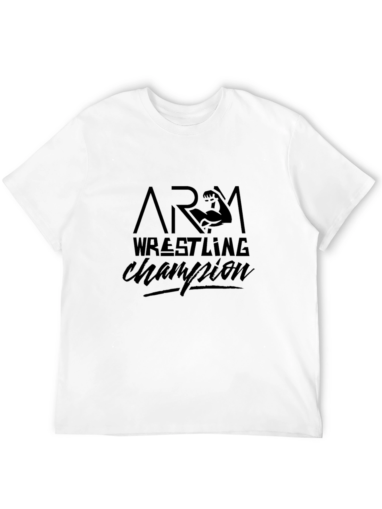 Arm Wrestling Champion Black T-Shirt