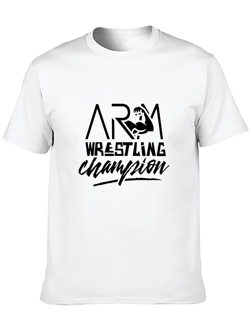 Arm Wrestling Champion Black T-Shirt